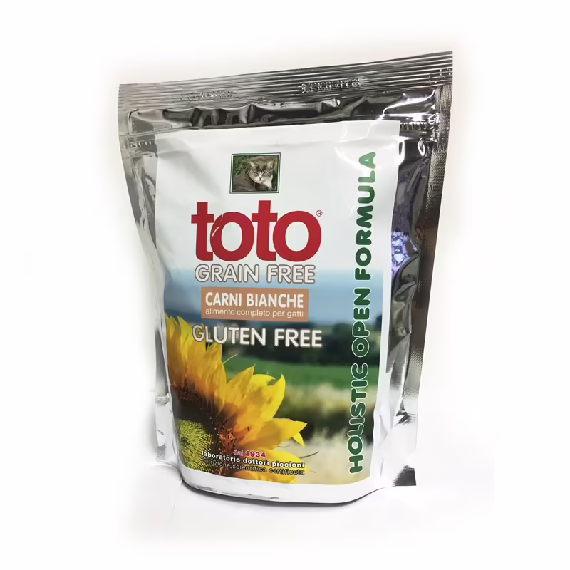 Toto Holistic Crocchette per Gatti Carni Bianche Grain Free e Gluten Free
