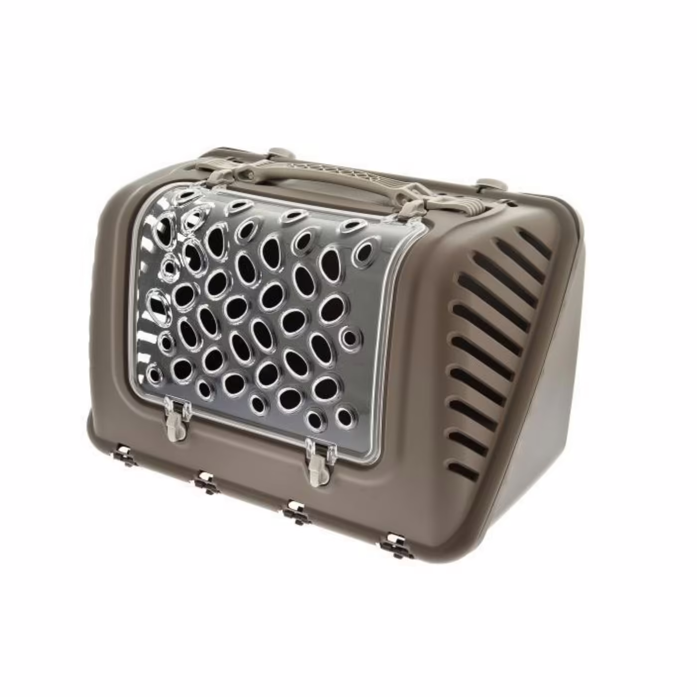 Ferribiella Trasportino P-Bag Aereo per Piccoli Animali Apertura Laterale 44,5 x 26,5 x 28 cm