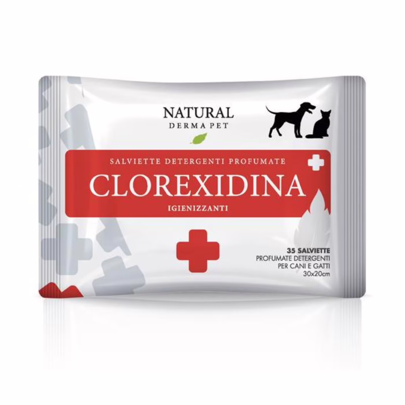 Derbe Salviettine Detergenti Clorexidina per Cani Gatti e Cuccioli
