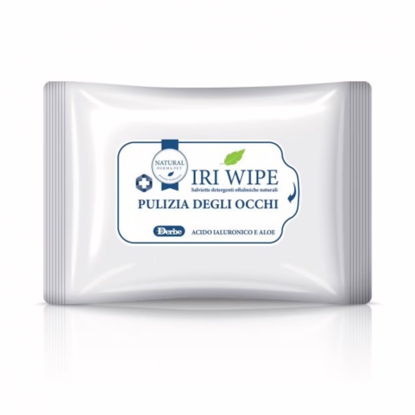 Natural Derma Pet Derbe Salviette Iriwipe Occhi per Cani e Gatti