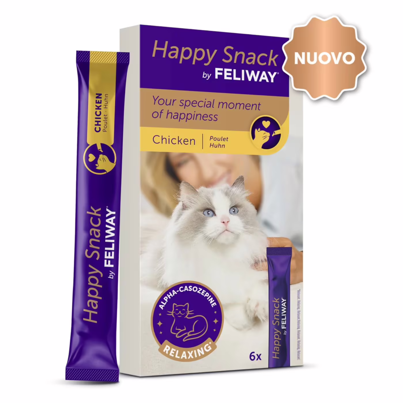 Feliway® Happy Snack per Gatti al Pollo 15 g