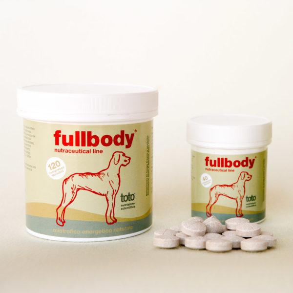 Toto Fullbody Integratore per Cane - Confezione da 40 e 120 compresse -