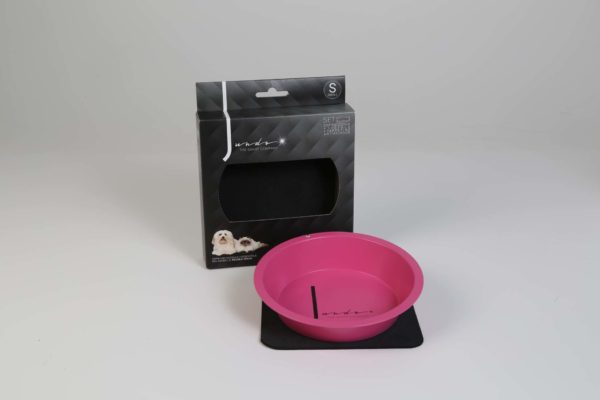 PROMO FINE SERIE !!! Ciotola per Cani Fucsia in Alluminio Jundo - immagine 2