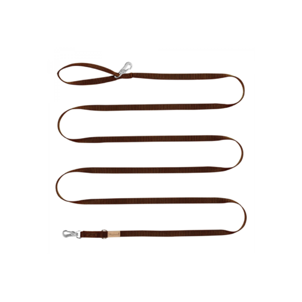 Guinzaglio in Nylon Chocolate Haqihana - 3 MT 15 MM