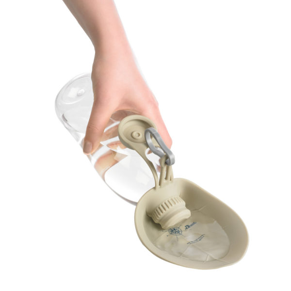 Borracia con Ciotola per Cani e Gatti in Silicone Hunter