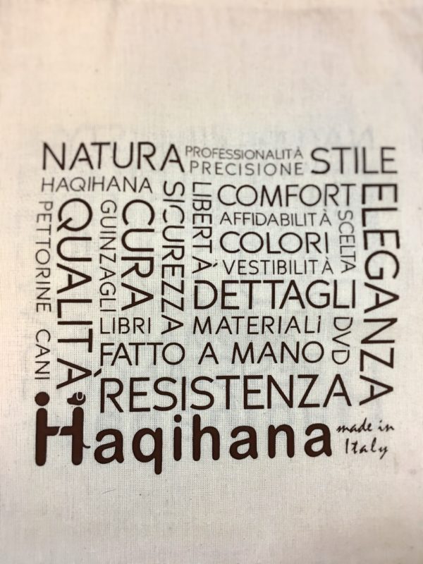 Haqihana Pettorina ad H Chocolate in Nylon per Cani - immagine 2