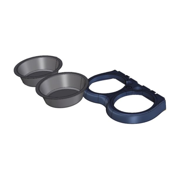 Ciotole Food Stand Maxi per Cani Bama Pet - CIOTOLE ESTRAIBILI