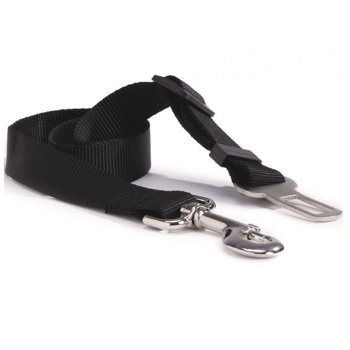 2pz Anti Shock cintura di sicurezza del cane per auto regolabile elastico estensore del guinzaglio del cane Bungee Buffer sicurezza metallo fibbia nylon cane AIBAOBAO Cintura di sicurezza per cani 