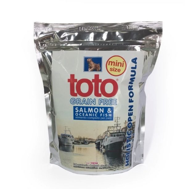 Toto Holistic Open Formula Crocchette per Cani Mini Size Grain Free Salmone e Pesce