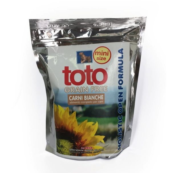 Toto Holistic Open Formula Crocchette per Cani Mini Size Grain Free Carni Bianche