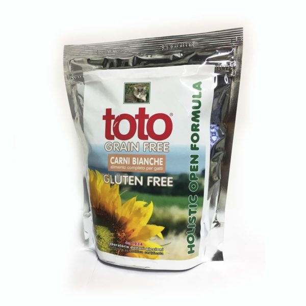 Toto Holistic Open Formula Crocchette per Gatti Carni Bianche Grain Free e Gluten Free