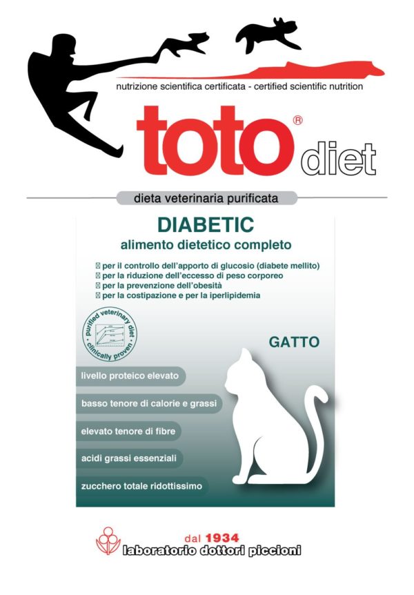 4 Kg - Toto Diet Diabetic per Gatti - immagine 2