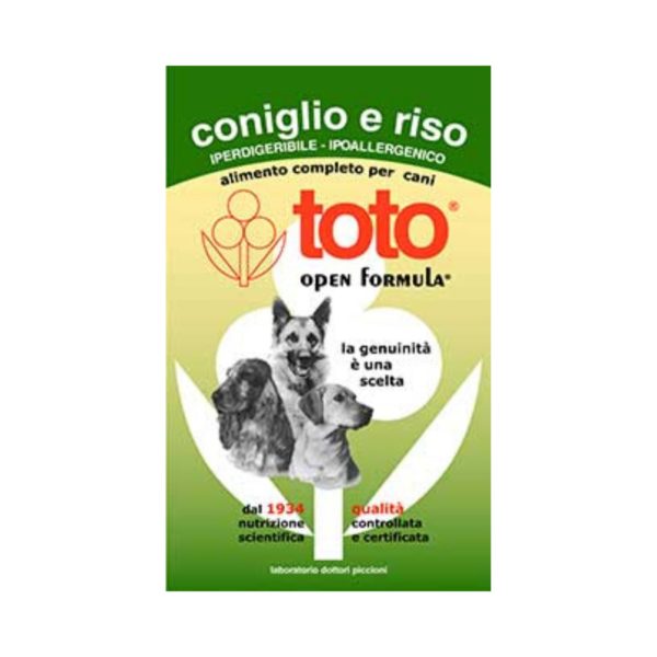 Toto Open Formula Coniglio e Riso per Cani