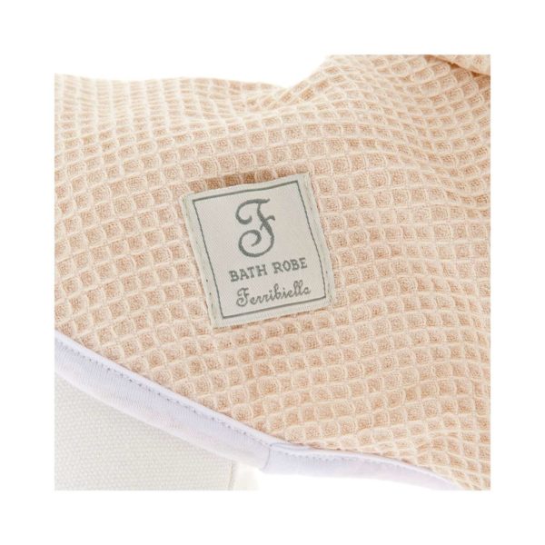 zstop-Ferribiella Accappatoio per Cani Bath Robe Beige con Cappuccio - immagine 5