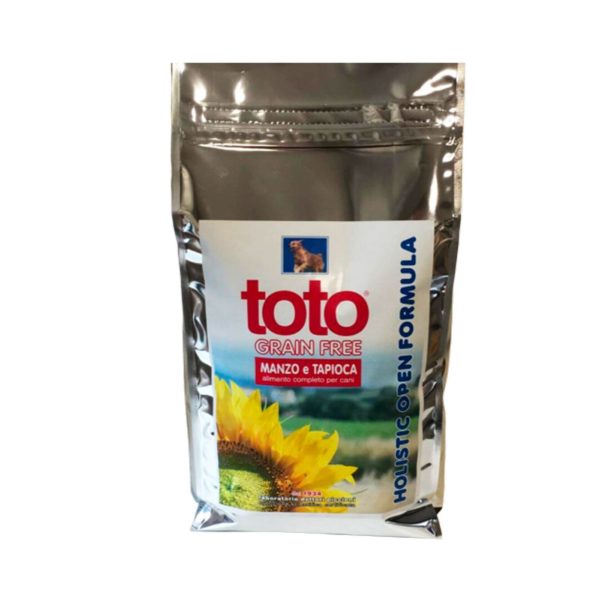 Toto Holistic Crocchette per Cani Grain Free Manzo e Tapioca