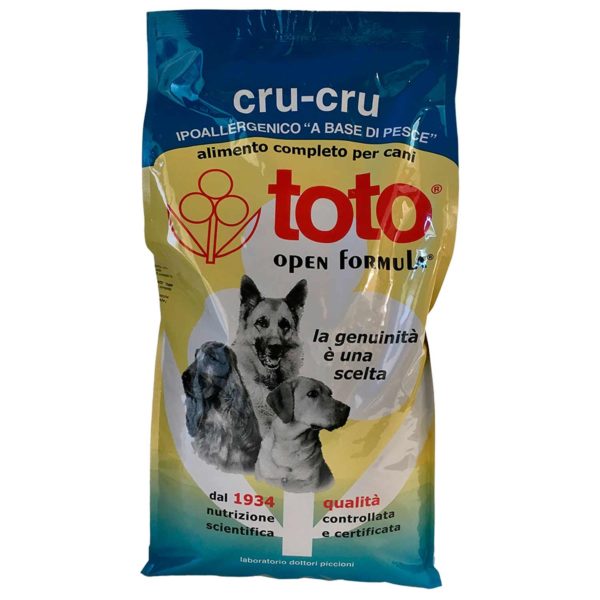 Toto Open Formula Cru Cru Pesce per Cani
