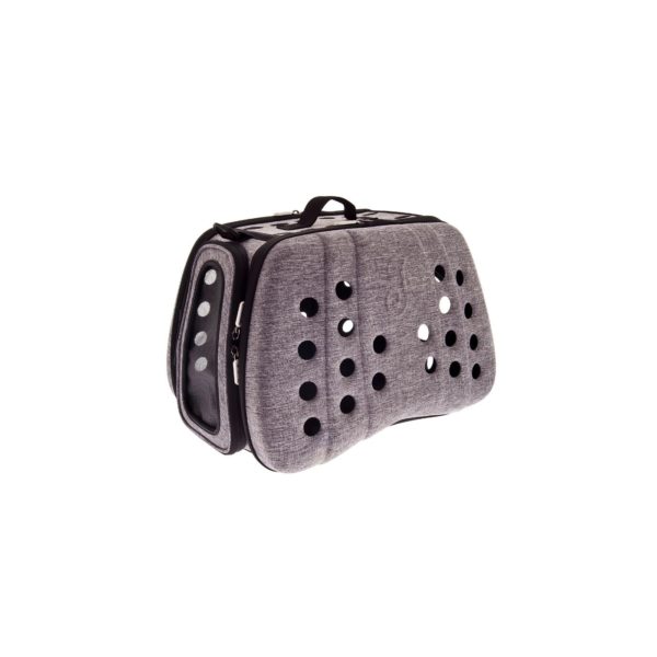 Ferribiella Borsa Trasportino per Cani Supreme Eva Grigia 43 x 30 x 33 cm - immagine 5