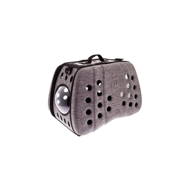 Ferribiella Borsa Trasportino per Cani Supreme Eva Grigia 43 x 30 x 33 cm - immagine 6
