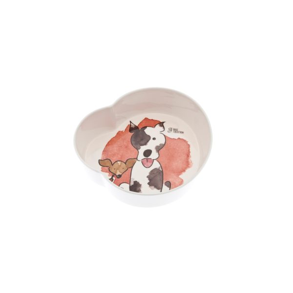 Ciotole per Cani in Melamina Aquarelle 2x450ml