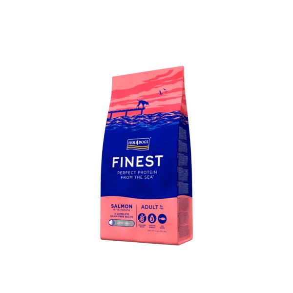 Fish4Dogs Finest Adult Regular Salmone - Sacco da 6Kg