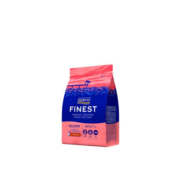 Fish4Dogs Finest Adult Small Salmone per Cani - Sacco da 1,5Kg