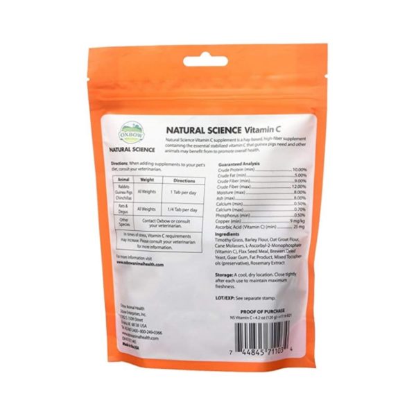 Oxbow Natural Science Vitamin C 120g - retro