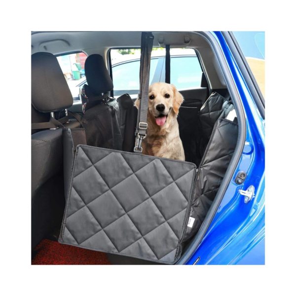 Copri Sedili Posteriori Auto Nero 147x137Cm - cane