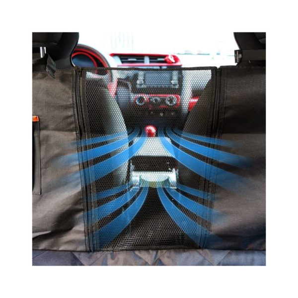 Copri Sedili Posteriori Auto Nero 147x137Cm - rete