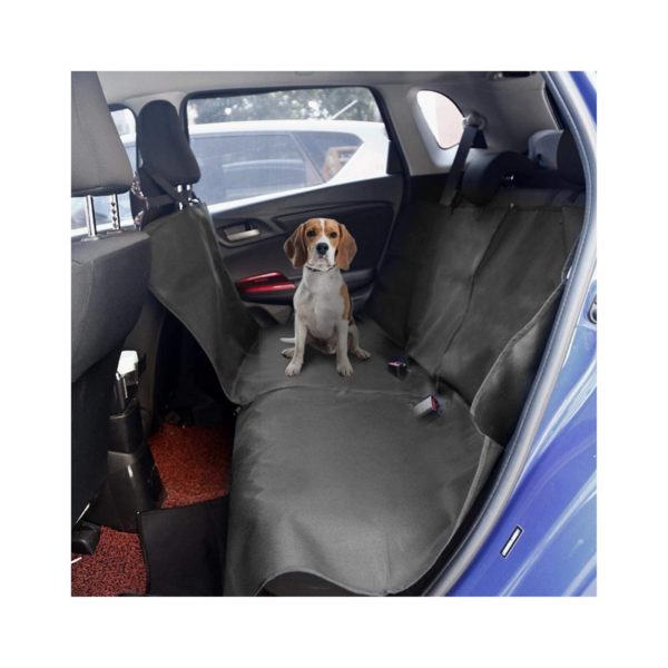 Copri Sedili Posteriori Auto Nero 147x145Cm - visuale cane
