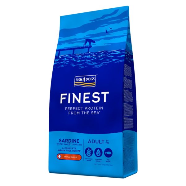 Fish4Dogs Finest Complete Adult Small Sardine per Cani - Sacco da 6Kg