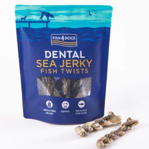 Fish4Dogs Sea Jerky Fish Twists Premi Snack per Cani 100g
