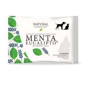 Derbe Salviette Detergenti per Cani Gatti e Cuccioli Menta & Eucalipto