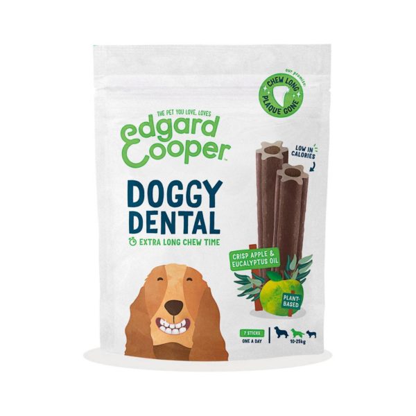 Edgard & Cooper Dental Dog Mela e Eucalipto per Cani - Taglia M