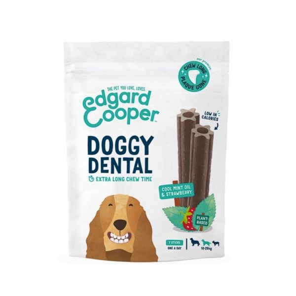 Edgard & Cooper Dental Dog Menta e Fragola per Cani - Taglia M