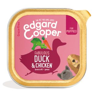 Edgard & Cooper Umido per Cuccioli Anatra e Pollo 150g