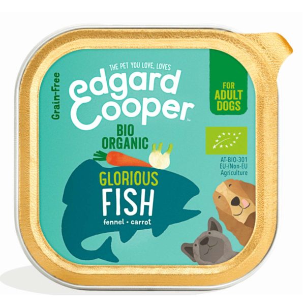 Edgard & Cooper Umido Bio per Cani Pesce 100g