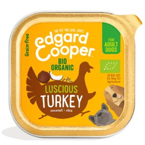Edgard & Cooper Umido Bio per Cani Tacchino 100g