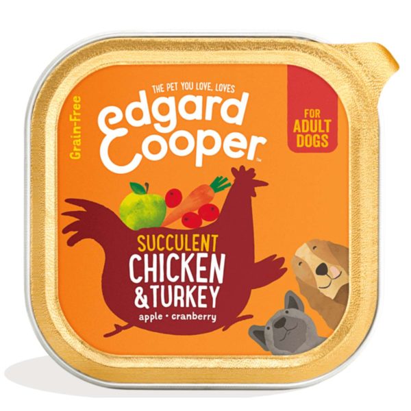 Edgard & Cooper Umido per Cani Pollo e Tacchino 150g