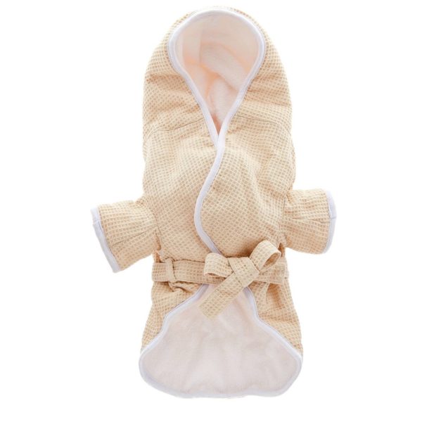 Ferribiella Accappatoio per Cani Bath Robe Beige - Parte inferiore