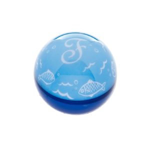 Ferribiella Gioco Pallina Acqua Light Luminosa per Gatti