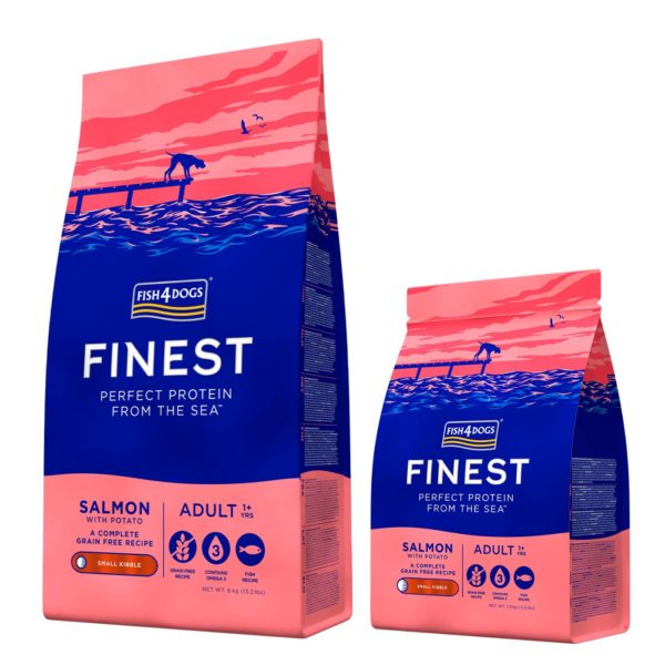Fish4Dogs Finest Adult Small Salmone per Cani