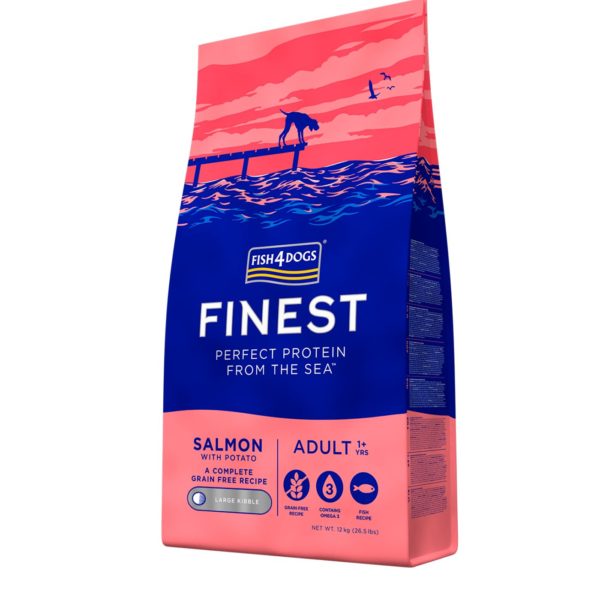 Fish4Dogs Finest Salmon Complete Adult Regular - Sacco da 6Kg
