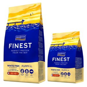 Fish4Dogs Finest Puppy Small Pesce Bianco