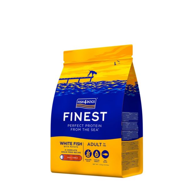 1,5Kg Adult Small Pesce Bianco Fish4Dogs