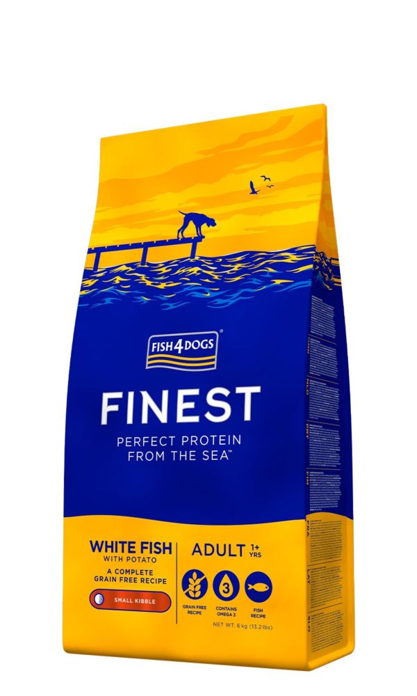 6Kg Adult Small Pesce Bianco Fish4Dogs