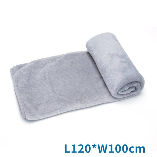 Coperta per Cani e Gatti Grigia - 120 x 100cm