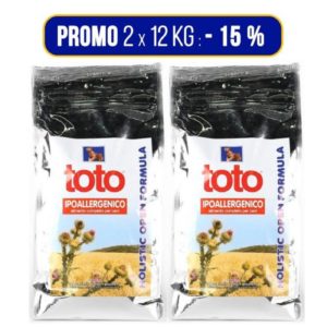 PROMO 2x12Kg Toto Holistic Open Formula Ipoallergenico per Cani