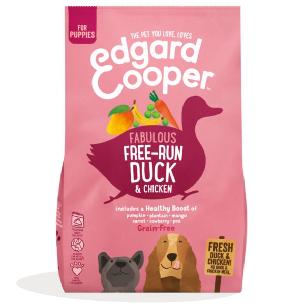 7Kg Edgard & Cooper Anatra e Pollo per Cuccioli