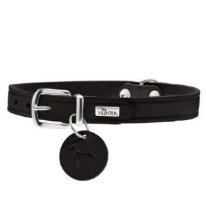 Hunter Collare Aalborg in Pelle Nero