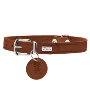Hunter Collare Aalborg in Pelle Cognac